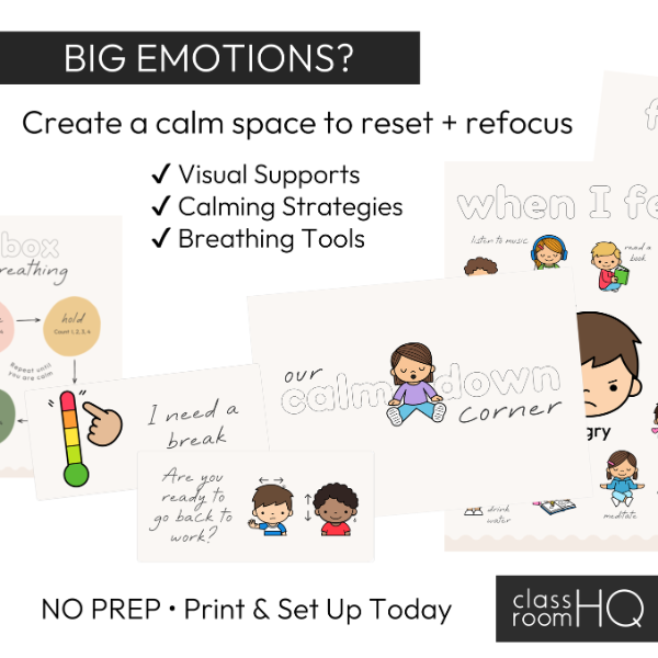 HAZY DAISY Calm Down Corner Kit | Build Emotional Regulation & Independence
