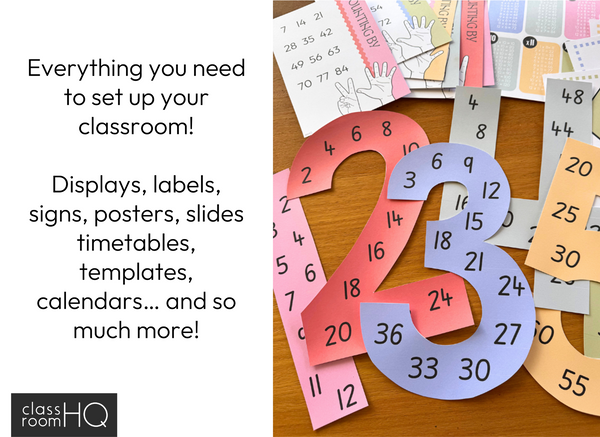 SPRING GARDEN Classroom Decor GROWING Bundle | Modern Pastel Spring Garden Theme