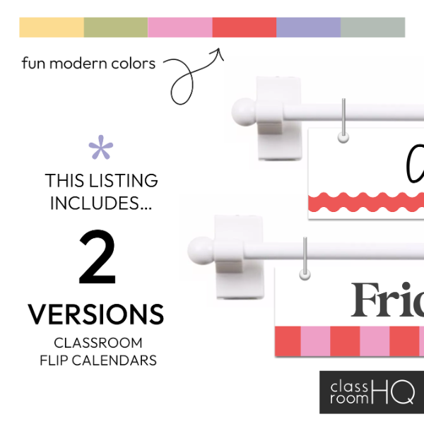 SPRING GARDEN Flip Calendar