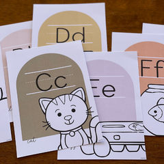 SUNDAZED Alphabet Posters