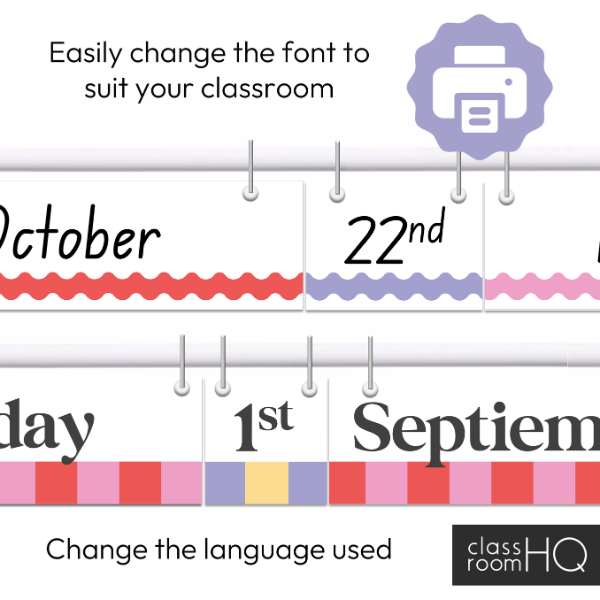 SPRING GARDEN Flip Calendar