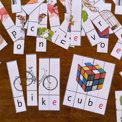 CVCe Word Puzzles - Long Vowel Split Digraph