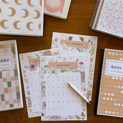 Simple Monthly Calendar Template | COTTAGECORE Editable Teacher Planner