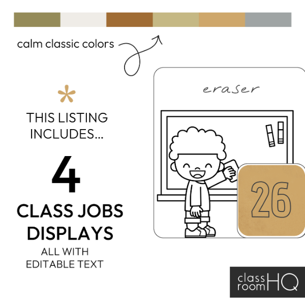 Editable Classroom Jobs Display | Woodland Decor | INTO THE WOODS
