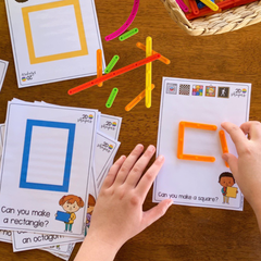 2D Shape Simple Play Mats