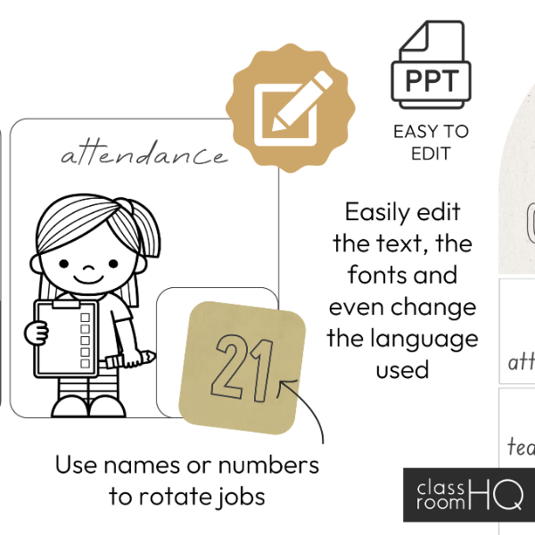 Editable Classroom Jobs Display | Woodland Decor | INTO THE WOODS