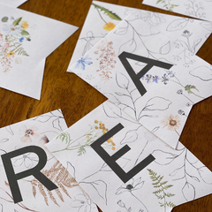 Editable Bunting Banner | COTTAGECORE Classroom Decor Bulletin Board Display
