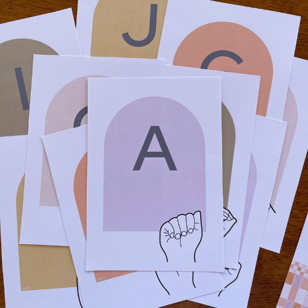 SUNDAZED ASL & Auslan Alphabet Posters | Editable Sign Language Classroom Decor