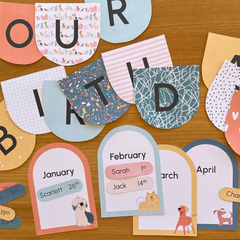 DOG DAYS Classroom Birthday Display Pack