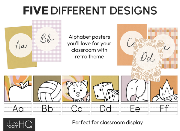 SUNDAZED Alphabet Posters