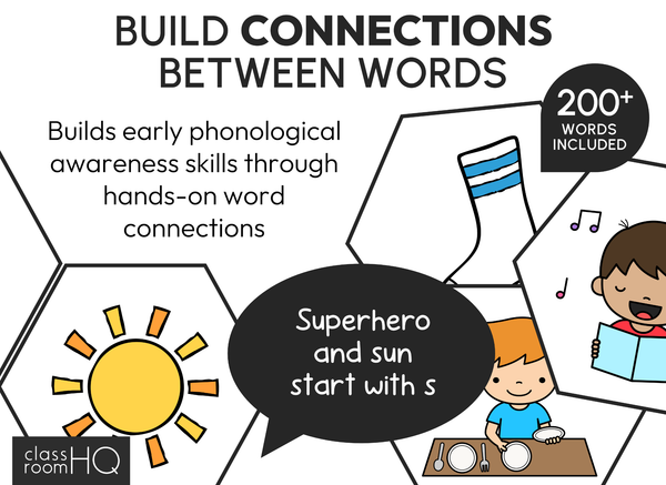 Hexagonal Thinking Cards | Science of Reading Hands-On Early Literacy Word Work