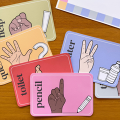 SPRING GARDEN Hand Signal Posters