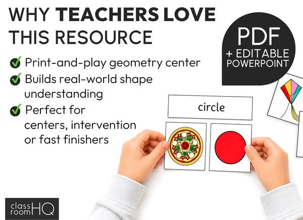 2D & 3D Shape Puzzles | Real World Geometry Centre Activities K-2