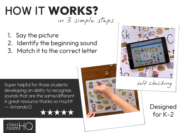 Beginning Sound Sort Mats BUNDLE