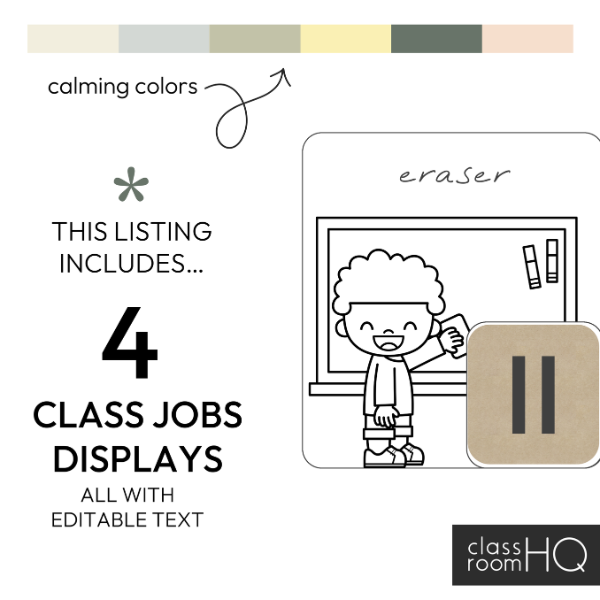 GUM LEAF Classroom Jobs