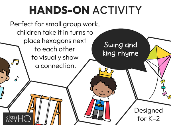 Hexagonal Thinking Cards | Science of Reading Hands-On Early Literacy Word Work