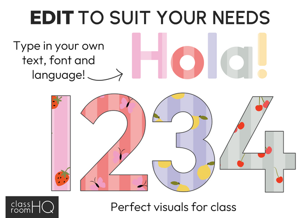 SPRING GARDEN Lettering