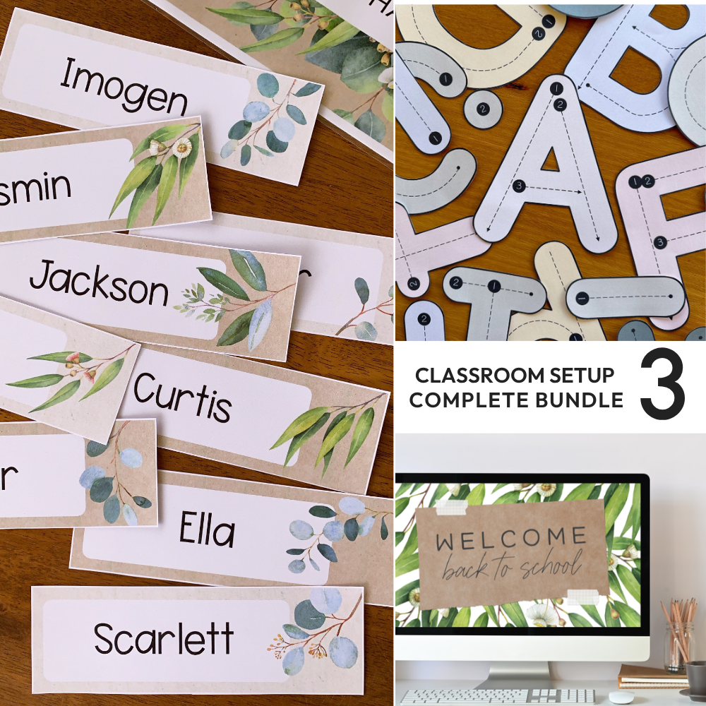 GUM LEAF Complete Class Decor Bundle