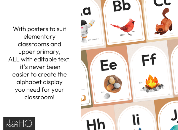 BOHO SUMMER Alphabet Posters