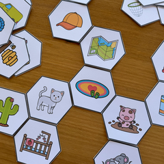 Hexagonal Thinking Cards | Science of Reading Hands-On Early Literacy Word Work