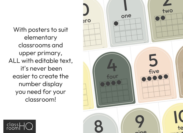 GUM LEAF Number Posters