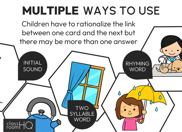 Hexagonal Thinking Cards | Science of Reading Hands-On Early Literacy Word Work