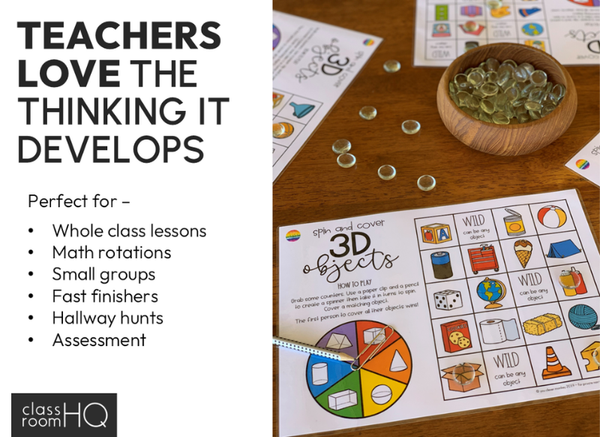3D Shapes Activities Bundle | Math Centres, Games & Geometry Tasks K-2
