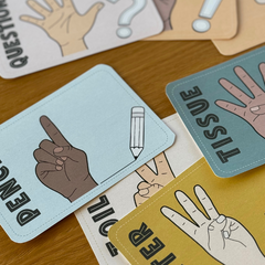 ZOO TALES Hand Signal Posters