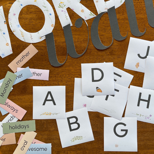 COTTAGECORE Word Wall Pack
