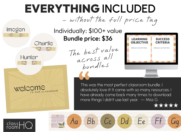 SUNDAZED Complete Class Decor Bundle