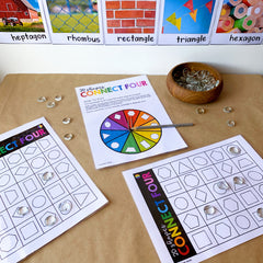 2D Shape Game - Connect 4 Board Game