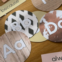 BOHO RANCH Word Wall