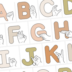 BOHO RANCH ASL Alphabet