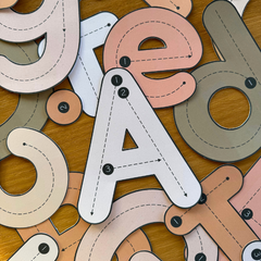 BOHO SUMMER Traceable Alphabet