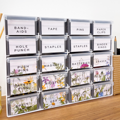 Editable Teacher Toolbox Labels | Classroom Drawer Organisation System | COTTAGECORE