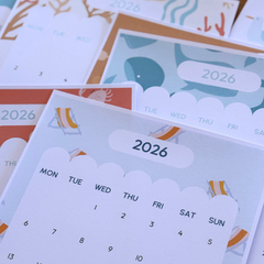 CALM SEAS Simple Calendar