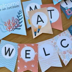 CALM SEAS Classroom Bunting Pack