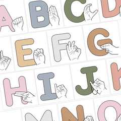 COTTAGECORE ASL Alphabet