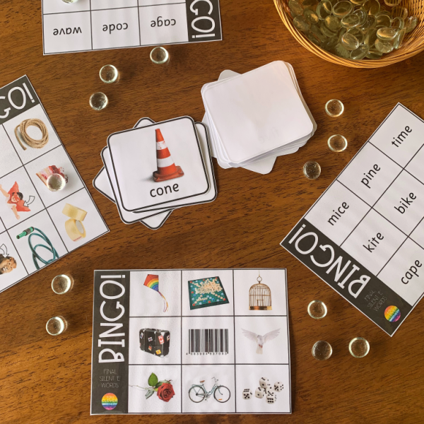 CVCe Final Silent 'e' BINGO Game