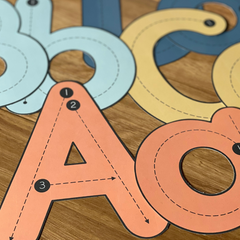 DOG DAYS Traceable Alphabet Letter Display Posters