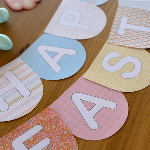 Easter Bunting Pack - Pastels