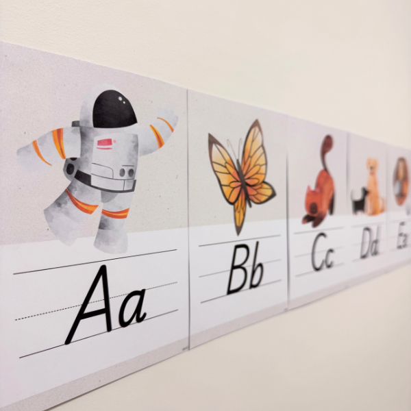 Editable Alphabet Posters | Woodland Forest Theme ABC Classroom Display | INTO THE WOODS