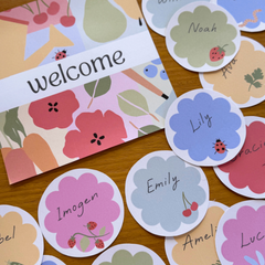 SPRING GARDEN Classroom Door Display