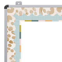 Editable Bulletin Board Borders | Classroom Display Trim | Neutral Safari Theme | ZOO TALES