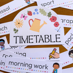 SPRING GARDEN Visual Timetable