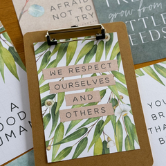 GUM LEAF Inspirational Growth Mindset Posters