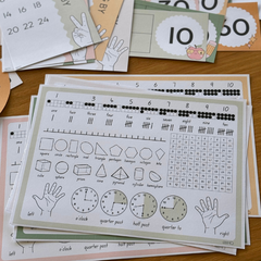 HAZY DAISY Math Display Pack