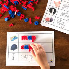 CVC Word Family Mats