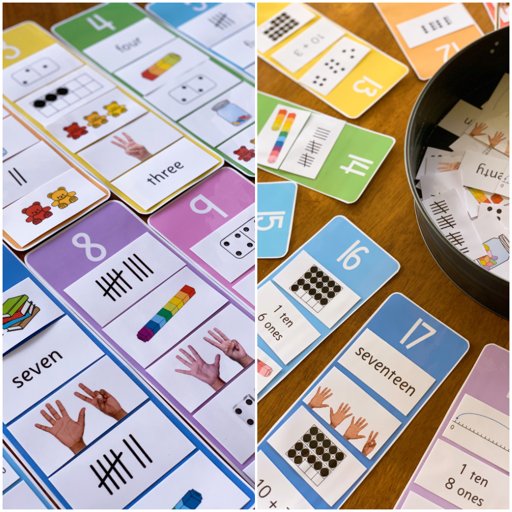 Number Sorting 1-20 BUNDLE