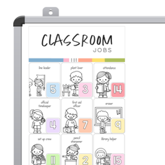 OVER THE RAINBOW Classroom Jobs